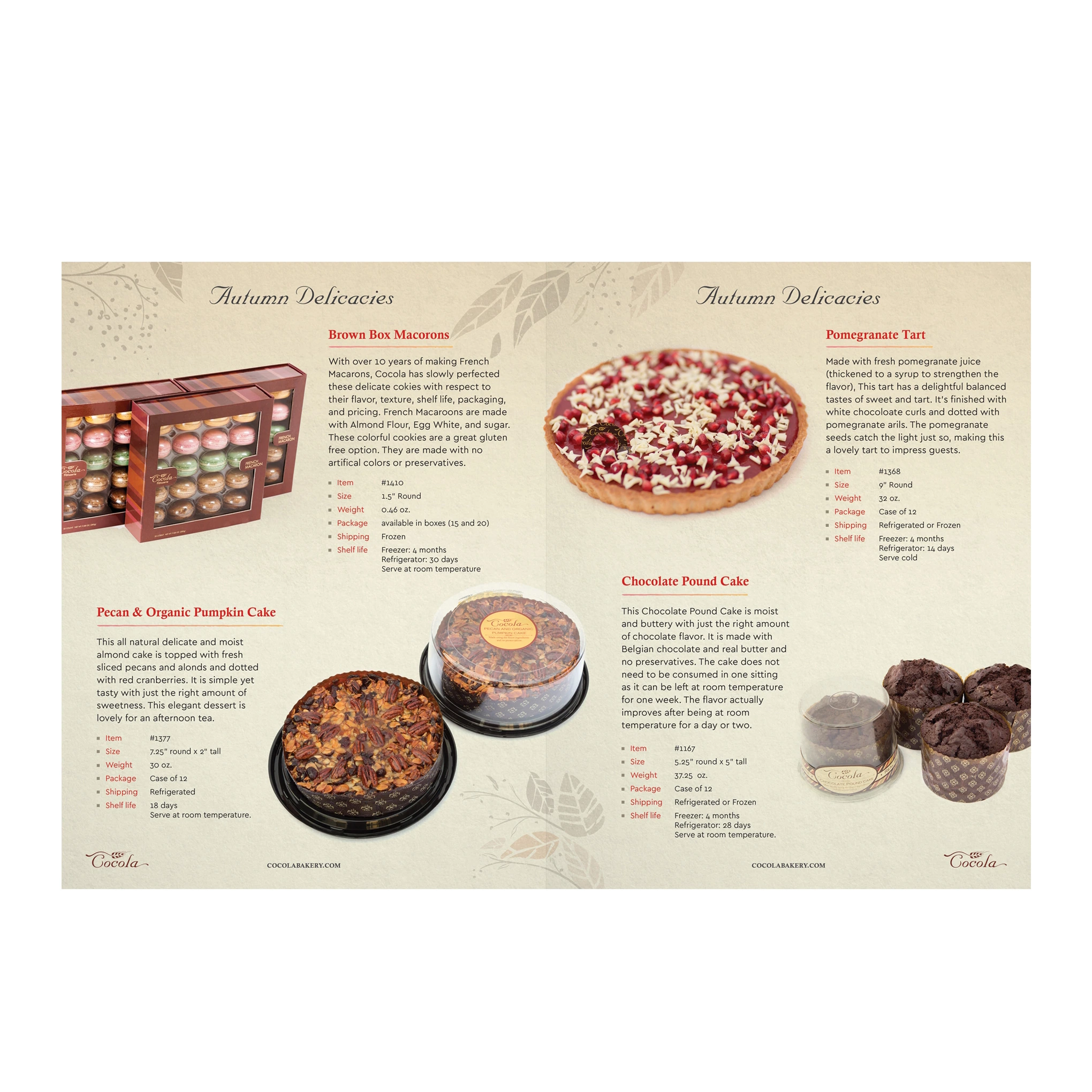 Cocola — Product range · interior spread