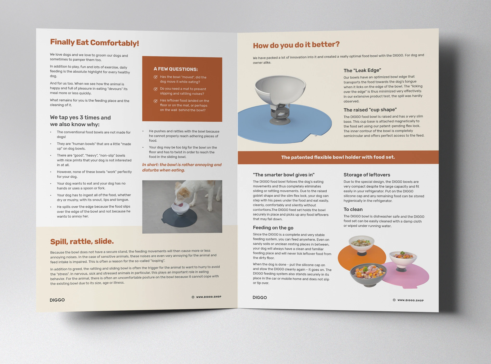Diggo — Brochure direction 02 · inside spread