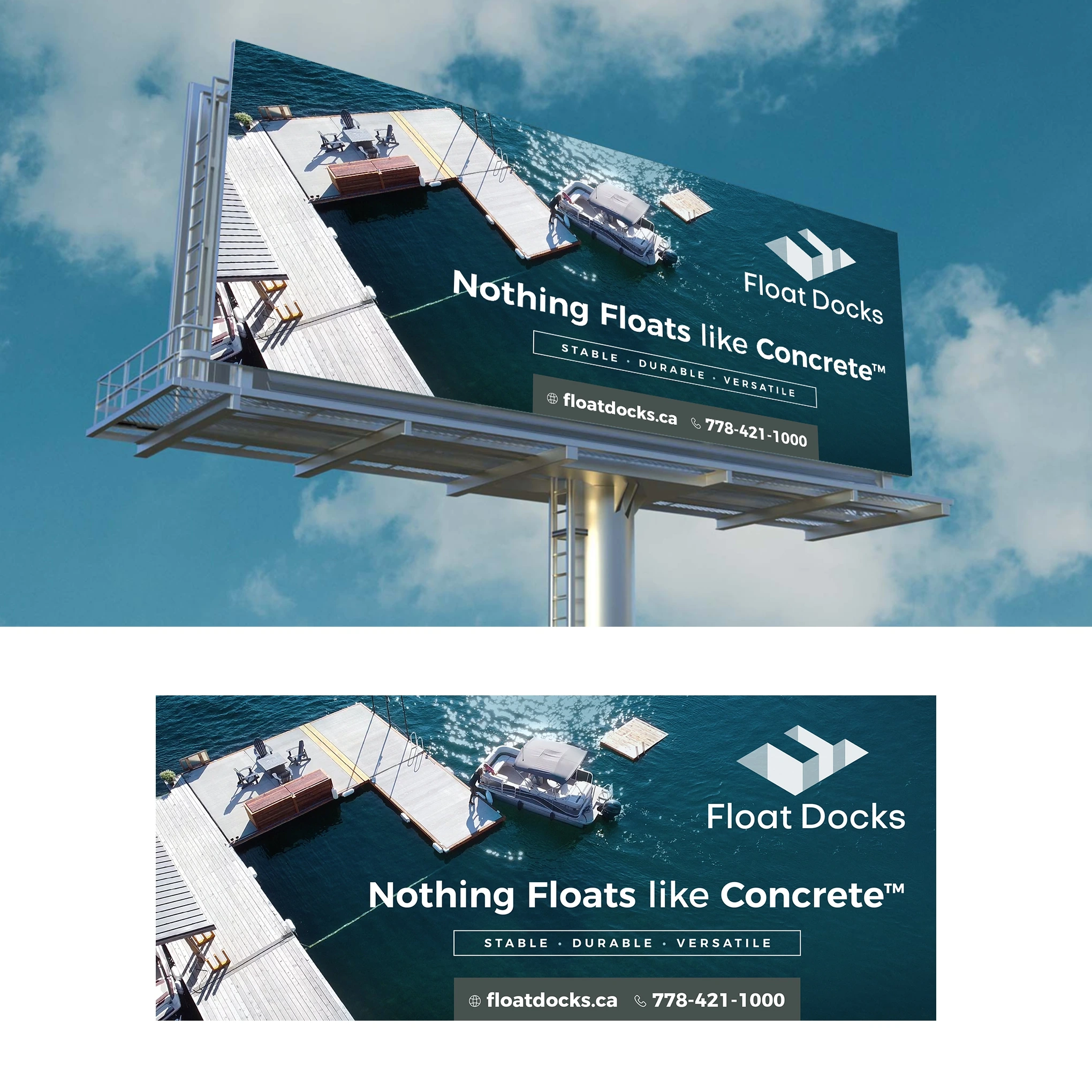 Float Docks — Nothing floats like concrete · direction 02
