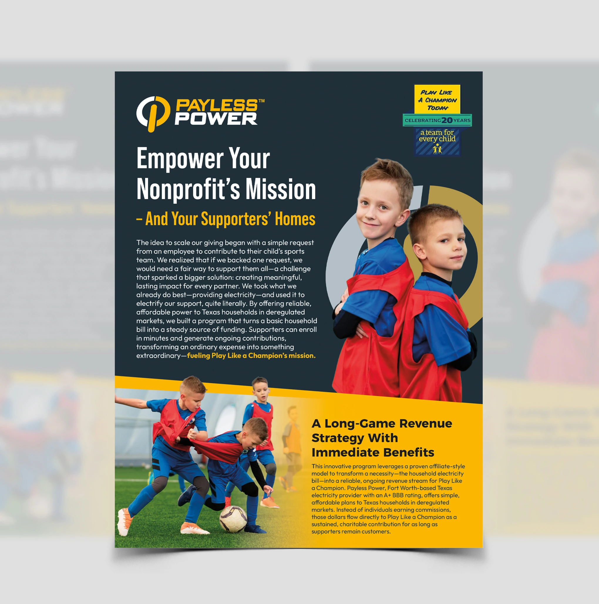Payless Power — Nonprofit outreach · front