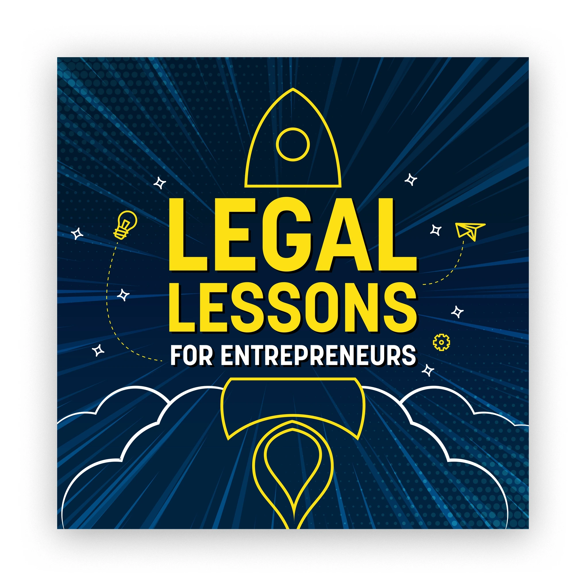 Startup Media Network — Podcast cover · title-focused direction